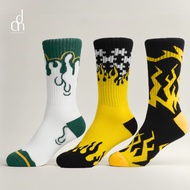 ANDALUSIA - Unisex Crew Street Style Series Socks Stokin Lelaki Stokin Tebal