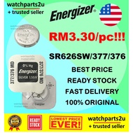 ⭐BEST PRICE!⭐ Energizer SR626 Energizer 377/376 Energizer SR626SW 377/376 1PC Battery 1.55V Silver O