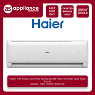 Haier 1HP Clean Cool Plus Series (w/3M Filter) Inverter Split Type Aircon HSU-10TSP13(DC)-SC