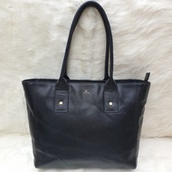 Tas J.estina Totebag Shoulder Bag Wanita Kulit Asli Hitam