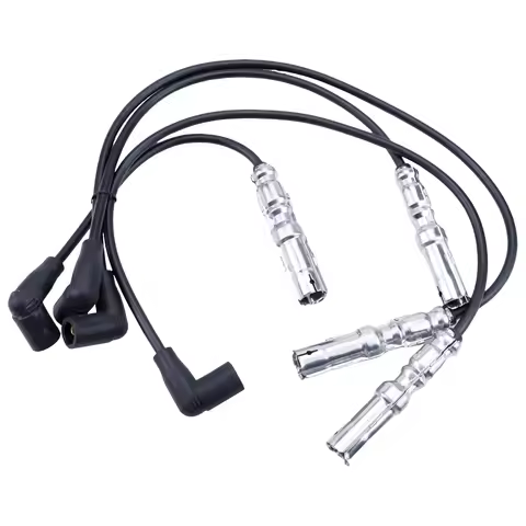 4Pcs Spark Plug Wire For VW Jetta 1.6L 1991-2013 Golf 3 5 Bora Beetle Caddy Sagitar Audi A3 A6 Bestu