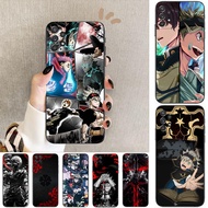 Redmi Note 10S S2 K20 K40 Pro 13R A4 A3 Pro Note 14 Pro Plus C7 Black Clover Soft black phone case