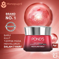 Monapupril Pons Age Miracle Hexyl Retinol Niacinamide Night Cream 9 gr krim malam anti-penuaan denga