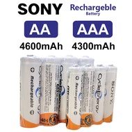 SONY AA AAA Rechargeable Battery 1.2V 4300mAh 4600mAh NiMH FREE Battery Storey Case Box