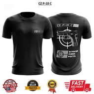 DR TACTICAL  Ready stock Microfiber eyelet jersey inner unisex round neck short sleeve T shirt baju 