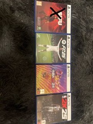 PS5 遊戲合集：SIFU, FC25, NBA 2K24, 2K25