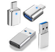 USB Adapter Multiple Port 4Pcs USB to USBC-C Adapter USB C to USB Adapter USB A to USB C Adapter Typ