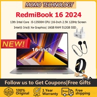 2024 RedmiBook 16 Laptop|Xiaomi Redmi Book Computer Notebook| i5-13500H|i5-13420H|i5-12450H|Intel Ir