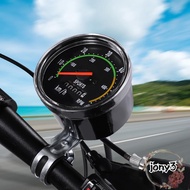 JONY Mechanical Bike Computer, KPH Display Bike Accessories Analog Speedometer, Durable Easy Install