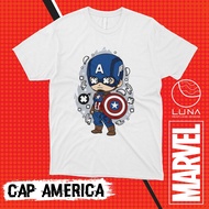 Kid's Clothing - Marvel Comics Captain America (Funko pop/ Chibi) Shirt - The Luna Merch