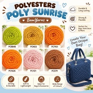 POLY SUNRISE D27 BENANG RAJUT INDO MATTE CROCHET/KNITTING YARN