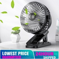 Kipas Mini Fan Baby Stroller Rechargeable Cooling Fan Bateri Tahan Lama Kipas Kecil Elektrik Kepit M