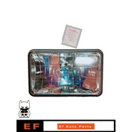 4652 H4 LAMPU BESAR SEAL BEAM / HEAD LAMP 12V 24V 3PIN (Certificate of conformity) 4'' x 6-1/2'' SQU