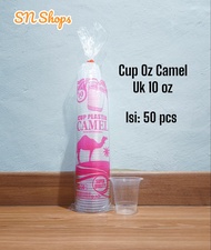 Cup es / gelas plastik / cup plastik camel10 oz, 12 oz, 14 oz,16 oz