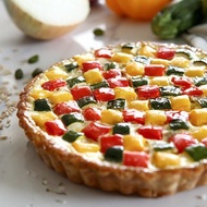 法式田園白酒燉菜鹹派 /可生酮/蛋奶素 Ratatouille Quiche