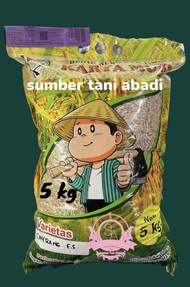 Benih padi Ciherang 5kg bersertifikat label ungu