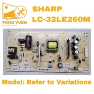 LC-32LE260M SHARP POWER BOARD FOR TV MODEL LC32LE260M