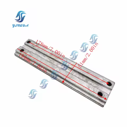 Aluminum or Zinc Anode 818298 For Mercury Outboard Motor 40-45-50-55-60-65-70-75-80-90-100HP