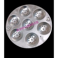 Heavy weight Aluminum Idly plate 7 kuli/idly thattu/single idly tray/putu piring 7个口米良蒸盘