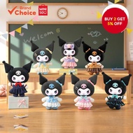 MINISO Kuromi "campus" Series - Cute & Collectible Plush Blind Box Toy 11.5 Cm × 11.5 Cm × 17 Cm (ra