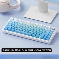 Bàn Phím Cơ Gaming AULA F75 - Bàn Phím Bluetooth Hotswap Và Trang Bị Núm Xoay Tiện Lợi