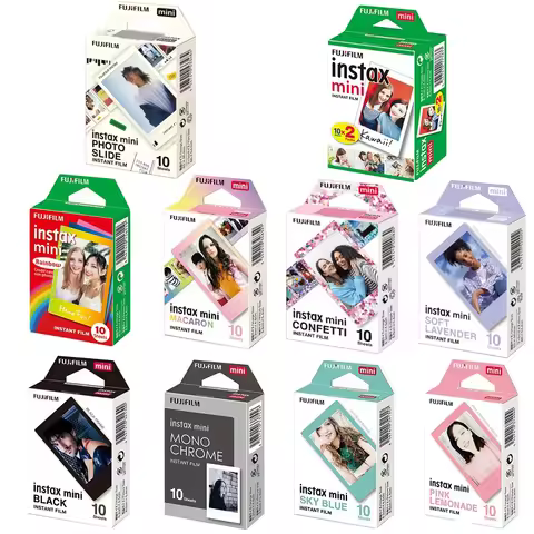 10 Sheets Fujifilm Instax Mini 12 Film Photo Paper for Fuji Instax Mini 99 11 9 8 7+ 40 SE 50 90 Evo