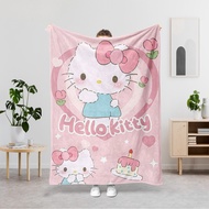 hello kitty custom blanket Flannel Blanket  Single Single Side Flannel Blankets Air Conditioner Nap 