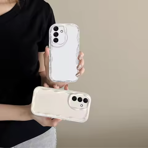 Transparent Cute Silicone Phone Case For Samsung Galaxy A73 5G A72 A71 4G A55 A53 A52 A50S Galaxy Ca