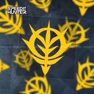 Car Sticker Mobile Suit Gundam Zeon Gundam Zeon Domestic logo Motorcycle Waterproof Reflective Decal