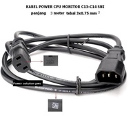 300v cpu monitor power cable 500v c13 c14 3x 0.75mm/ Most3m