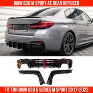BMW G30 M Sport rear diffuser MP Vten AE 3D design 530i 530e M5 rear bumper accessories