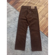 LEVI'S 508 JAPAN CORDUROY LOOSE FIT PANTS BROWN LEVI'S JAPAN BIG E NOT Baggy Jeans Feeding Faded Fad