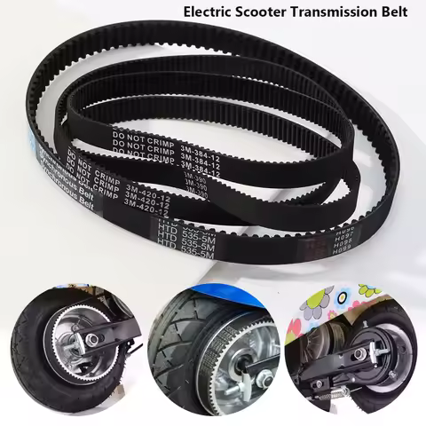 1Pcs Replacement 3m 384 12 Electric Scooter Transmission Belt Timing Belts HTD for 3m-384-12 5M-535-