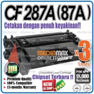 3x CF287X 87X Compatible HP LaserJet Pro M 501 501dn 501n 506dh 506dn 506n 506x 527c 527dn 527f 527z