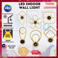 LED Wall Lamp Indoor Wall Light Gold Vintage Design Retro Design Modern Wall Light Led Wall Lamp Gol