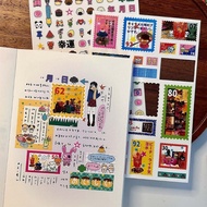 SA Laptop Sticker Asthetic Decal Retro Stamp Sticker Self-Adhesive Sticker Decorative Decal for Kids