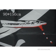 Banner ขนาดใหญ่กะโหลกศีรษะ Flag 90x150 ซม. สำหรับบ้านผีสิง KTV Bar Halloween SN-TH