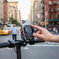 Aluminum Alloy Motorcycle & EV Phone Mount Secure Fit  Dampening