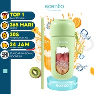 ecentio Juicer 12 mata pisau portable Blender mini 350ml dengan sedotan