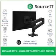 Ergotron LX Pro Desk Monitor Arm | Single Monitor Mount | 10 Years Local Warranty