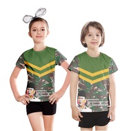 Women's T-shirt, capres pak prabowo art 2, children/adults, Fullprint 3D, latest 2023