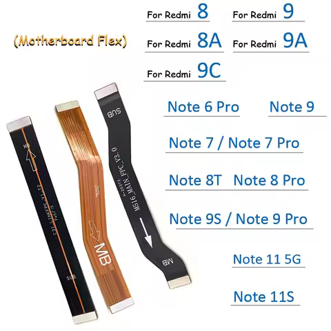 Tested Main Board Motherboard Connector Board Flex Replacement For Xiaomi Redmi 8A 9 9C 9A Note 11 5