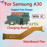 For Samsung Galaxy A30 A305F USB Charging Port Dock Board Connector Main Motherboard Flex Cable Repl