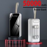 7-in-1 50000mAh sạc dự phòng dung tích lớn 2.1A siêu nhanh sạc đồ sạc di động 7usb Màn hình hiển thị