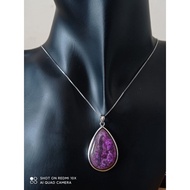 #N96 100% Natural Premium Sugilite Pendant (Free S925 Necklace Chain)