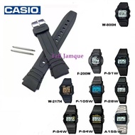 Tali Strap Jam Casio F-200W W-217H W-800H F-91W F-105W F-28W F-94W Bonus Pen Tali