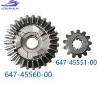 GEAR Kit Forward gear 647-45560 pinon gear 647-45551 For Yamaha Outboard Motor 6HP 8HP 647-45560-00 