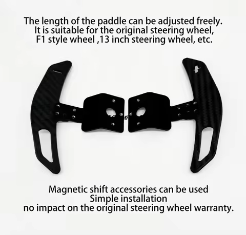 Carbon fiber Adjustable Paddles For MOZA R5 R3 ES SX paddle shifter mod Modification Kit