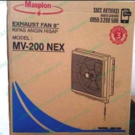MASPION MV 200 NEX MV200NEX MV 200NEX 200NEX EXHAUST FAN 20CM MASPION