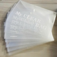 COMBO of 10 BUTTON COVERS My Clear button covers, F4 size: 25x35, sturdy laminated edges, very thick